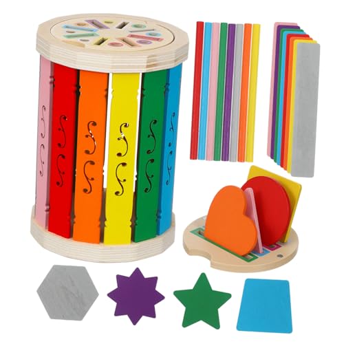 LIGIGWASH 1 Satz Babytasse Motorikspielzeug für Montessori Klassifizierung Sortierbecher Farbsortierung zur Farbklassifizierung hölzern LIGIGWASH 1 Satz Babytasse Motorikspielzeug für Montessori Klassifizierung Sortierbecher Farbsortierung zur Farbklassifizierung hölzern von LIGIGWASH