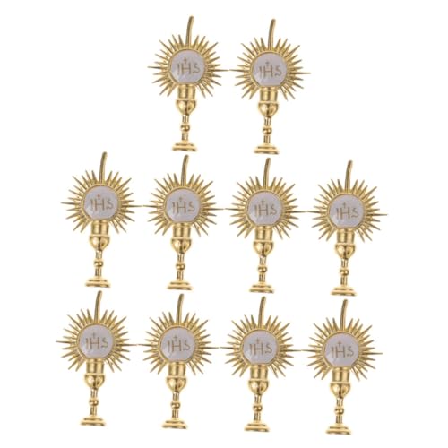 LIGIGWASH 10 Stück Jhs Tortendeko Gold Christliche Cupcake Topper für Taufen Erstkommunion und Religiöse Feiern Wiederverwendbar und Symbolisch für Festliche Anlässe LIGIGWASH 10 Stück Jhs Tortendeko Gold Christliche Cupcake Topper für Taufen Erstkommunion und Religiöse Feiern Wiederverwendbar und Symbolisch für Festliche Anlässe von LIGIGWASH