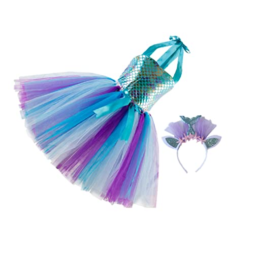 LIGIGWASH 1Satz Party mit Haar Reifen Ärmelloses für Jahre Entzückendes Cosplay Outfit für Festtagskleid für Besondere Anlässe LIGIGWASH 1Satz Party mit Haar Reifen Ärmelloses für Jahre Entzückendes Cosplay Outfit für Festtagskleid für Besondere Anlässe von LIGIGWASH