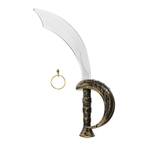 LIGIGWASH 1Satz Piratenkostüm Set mit Ohrring Langlebig für Halloween Kindergeburtstage Cosplay Partys Praktisch Mitnehmen Requisite von LIGIGWASH