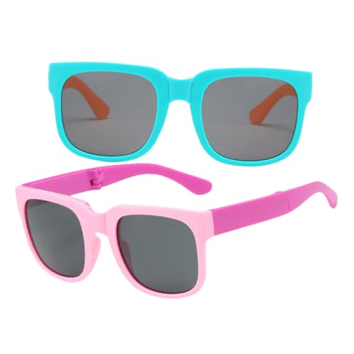 LIGIGWASH 2 Paare Faltbare Sonnenbrille Teiliges Stylische und Süße Sonnenbrillen für Jungen und Mädchen Robust und Langlebig für Sommeraktivitäten Partys und Strandurlaube LIGIGWASH 2 Paare Faltbare Sonnenbrille Teiliges Stylische und Süße Sonnenbrillen für Jungen und Mädchen Robust und Langlebig für Sommeraktivitäten Partys und Strandurlaube von LIGIGWASH