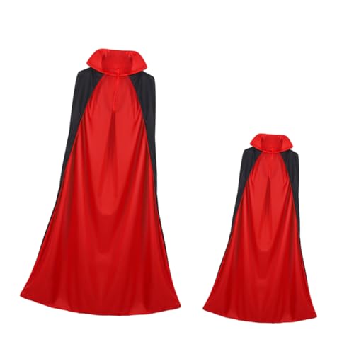 LIGIGWASH 2 Stück Halloween Umhang Doppelter Vampir Umhang für Erwachsene und Wiederverwendbar Cosplay Kostüm für Partys und Foto Requisiten für Halloween Dekorationen LIGIGWASH 2 Stück Halloween Umhang Doppelter Vampir Umhang für Erwachsene und Wiederverwendbar Cosplay Kostüm für Partys und Foto Requisiten für Halloween Dekorationen von LIGIGWASH
