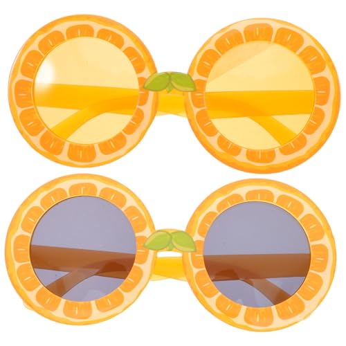 LIGIGWASH 2 Stück Lustige Zitronen und Orangenform für Sommerpartys Kreative Brille für Tropische Feiern für Strand und Luau Events LIGIGWASH 2 Stück Lustige Zitronen und Orangenform für Sommerpartys Kreative Brille für Tropische Feiern für Strand und Luau Events von LIGIGWASH