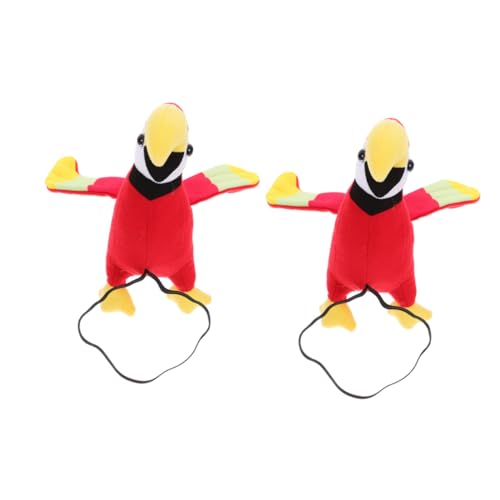 LIGIGWASH 2 Stück Piratenpapagei Schulterplüsch Leichtes Realistisches Piratenkostüm Accessoire für Bequemes Halloween Cosplay Prop für Piratenpartys und Gruppenspiele LIGIGWASH 2 Stück Piratenpapagei Schulterplüsch Leichtes Realistisches Piratenkostüm Accessoire für Bequemes Halloween Cosplay Prop für Piratenpartys und Gruppenspiele von LIGIGWASH