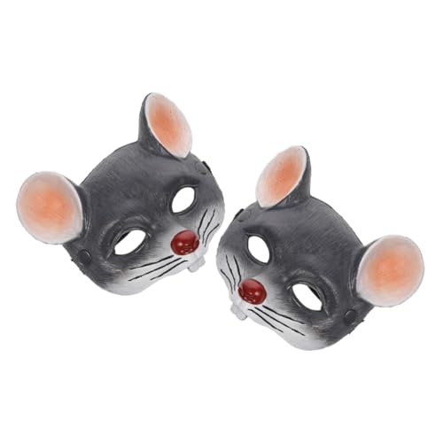 LIGIGWASH 2 Stück Realistische Tierkopf Mausmaske aus Weichem PU Schaum für Erwachsene und Vielseitig für Halloween Karneval und Kostümpartys Kreative Gesichtsbedeckung mit Sicherem Sitz LIGIGWASH 2 Stück Realistische Tierkopf Mausmaske aus Weichem PU Schaum für Erwachsene und Vielseitig für Halloween Karneval und Kostümpartys Kreative Gesichtsbedeckung mit Sicherem Sitz von LIGIGWASH