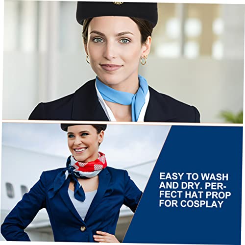 LIGIGWASH 2 Stück Stewardess Mütze Damen Filz Hut Flugbegleiterin Uniform Mütze Airline Cap Performance Kostüm Party Zubehör Schwarz Blau LIGIGWASH 2 Stück Stewardess Mütze Damen Filz Hut Flugbegleiterin Uniform Mütze Airline Cap Performance Kostüm Party Zubehör Schwarz Blau von LIGIGWASH