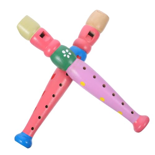 LIGIGWASH 2 Stück Teiliges Holzflöten Orff Blockflöte Musikinstrument Leicht Handgefertigt Bunt für Musiklernen und Geschenke LIGIGWASH 2 Stück Teiliges Holzflöten Orff Blockflöte Musikinstrument Leicht Handgefertigt Bunt für Musiklernen und Geschenke von LIGIGWASH