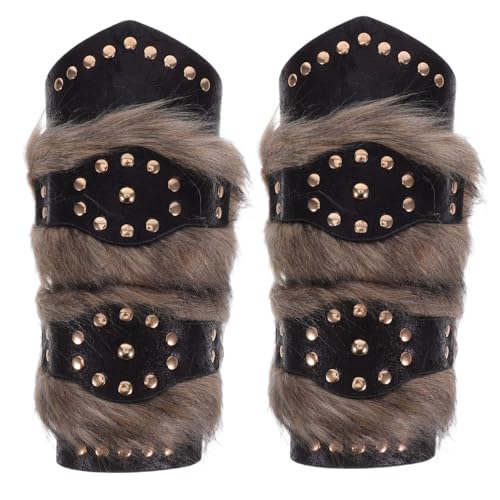 LIGIGWASH 2 Stück Teiliges Mittelalterliches Armpolster Strapazierfähigem Kunstleder Verstellbare Armschützer für Herren und Damen Cosplay-rüstung für Renaissance Theater und Historische LIGIGWASH 2 Stück Teiliges Mittelalterliches Armpolster Strapazierfähigem Kunstleder Verstellbare Armschützer für Herren und Damen Cosplay-rüstung für Renaissance Theater und Historische von LIGIGWASH