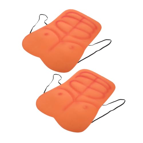 LIGIGWASH 2 Stück Teiliges Muscle Kostüm für Männer Realistisches Muskelshirt mit Künstlicher Leichtes Cosplay Outfit für Halloween und Kostümpartys Langlebiges Material Einfach Anzuziehen von LIGIGWASH