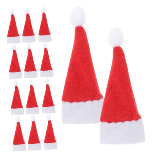 LIGIGWASH 24 Stck. Miniatur Weihnachtsmützen Teiliges Bunte Mini Hüte aus Filz für und DIY Weihnachtsdeko Leichte Mini Hüte für Festliche Bastelarbeiten und Tischdekoration LIGIGWASH 24 Stck. Miniatur Weihnachtsmützen Teiliges Bunte Mini Hüte aus Filz für und DIY Weihnachtsdeko Leichte Mini Hüte für Festliche Bastelarbeiten und Tischdekoration von LIGIGWASH