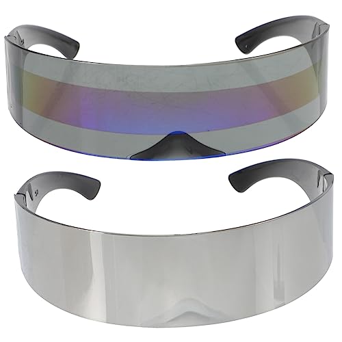 LIGIGWASH 2Stücke Lustige Partybrille Dekorative Plastikgläser für Festivals Karnevalsaktivitäten Mottopartys Tragbar LIGIGWASH 2Stücke Lustige Partybrille Dekorative Plastikgläser für Festivals Karnevalsaktivitäten Mottopartys Tragbar von LIGIGWASH