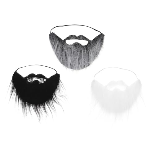 LIGIGWASH 3Stücke Teiliges Falsche Schnurrbärte und für Halloween und Fasching Lustige Cosplay Requisiten und Hautfreundlich und LIGIGWASH 3Stücke Teiliges Falsche Schnurrbärte und für Halloween und Fasching Lustige Cosplay Requisiten und Hautfreundlich und von LIGIGWASH