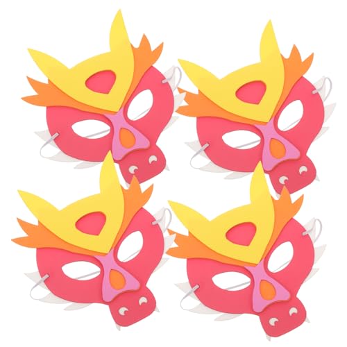 LIGIGWASH 4 Stck Cosplay Drachenmasken für Lustige Tiermasken für Partys Karneval und Bühnenaufführungen und Sicher für Jungen und Mädchen LIGIGWASH 4 Stck Cosplay Drachenmasken für Lustige Tiermasken für Partys Karneval und Bühnenaufführungen und Sicher für Jungen und Mädchen von LIGIGWASH