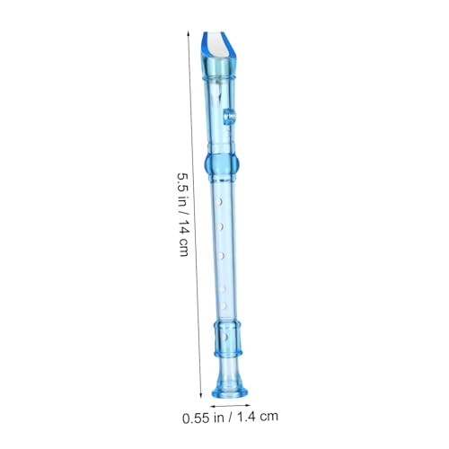 LIGIGWASH 4 Stück Teiliges Mini Klarinetten Transparente Kinderflöte aus Spielerisches Musikinstrument für Anfänger Zufällige Farben Fördert Handkoordination und Musiklernen Zufällige Farbe von LIGIGWASH