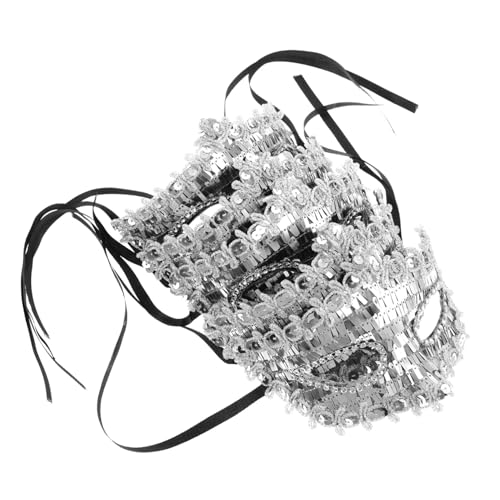 LIGIGWASH 5 Stück Teiliges Halloween Party Halbgesichtsmaske für Damen Leichte Glänzende Maskerade Augenmaske Passend für Karneval Geburtstag Hochzeit und Kostümpartys von LIGIGWASH