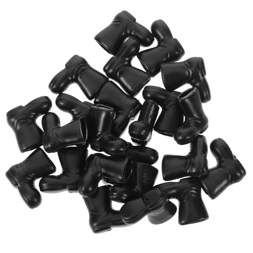 LIGIGWASH 50 Stück Mini -Schuhe Klausel Dekoration Klein Für Winzig Dekorative Minischuhe Linie Süße Puppenschuhe Weihnachten Puppe Dekorative Schuhe Stiefelschmuck Mikro Die Schwarz Plastik LIGIGWASH 50 Stück Mini -Schuhe Klausel Dekoration Klein Für Winzig Dekorative Minischuhe Linie Süße Puppenschuhe Weihnachten Puppe Dekorative Schuhe Stiefelschmuck Mikro Die Schwarz Plastik von LIGIGWASH