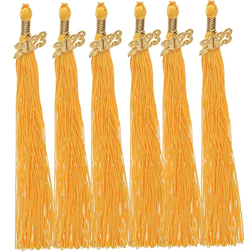 LIGIGWASH 6 Stück Doktorhut Quasten Handgefertigte Abschlussquasten für Graduationsfeiern Dekoration für Abschlusskappen Strapazierfähiges und Goldene LIGIGWASH 6 Stück Doktorhut Quasten Handgefertigte Abschlussquasten für Graduationsfeiern Dekoration für Abschlusskappen Strapazierfähiges und Goldene von LIGIGWASH