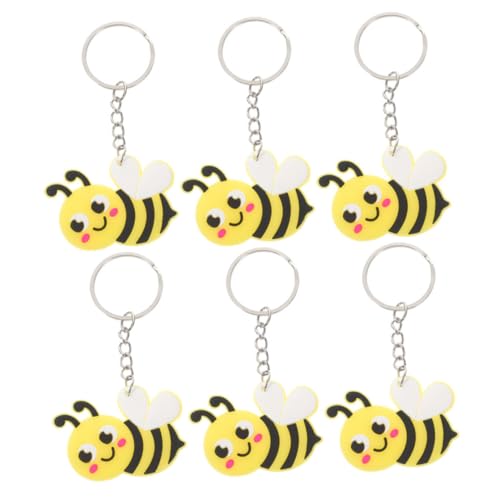 LIGIGWASH 6 Stück Süße Bienen Schlüsselanhänger Cartoon Schlüsselanhänger für Taschen Rucksäcke und Dekoration Leicht und Langlebig für Partys und Anlässe LIGIGWASH 6 Stück Süße Bienen Schlüsselanhänger Cartoon Schlüsselanhänger für Taschen Rucksäcke und Dekoration Leicht und Langlebig für Partys und Anlässe von LIGIGWASH