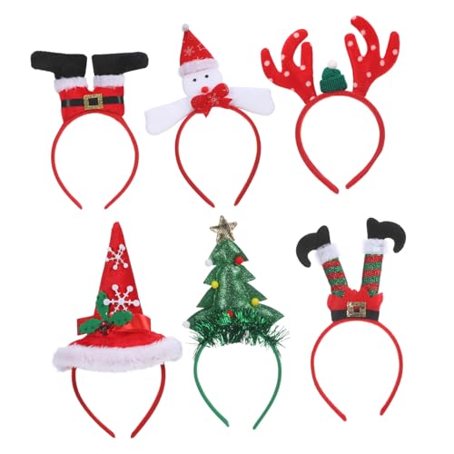 LIGIGWASH 6 Stück Teiliges Weihnachts Rentier Geweih Haarreifen Niedliche Rentierohren Haarreifen für Erwachsene und Festliche Weihnachtskopf Accessoires für Party und Kostüm LIGIGWASH 6 Stück Teiliges Weihnachts Rentier Geweih Haarreifen Niedliche Rentierohren Haarreifen für Erwachsene und Festliche Weihnachtskopf Accessoires für Party und Kostüm von LIGIGWASH