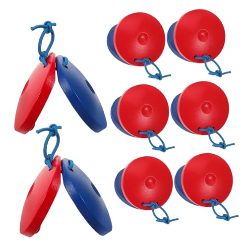 LIGIGWASH 8 Stück Kinderrhythmusinstrumente Kinderinstrumente Musikspielzeug für Handinstrumente Anfänger Castanets Kastagnetten Handschlaginstrumente Fingertrommeln Holz LIGIGWASH 8 Stück Kinderrhythmusinstrumente Kinderinstrumente Musikspielzeug für Handinstrumente Anfänger Castanets Kastagnetten Handschlaginstrumente Fingertrommeln Holz von LIGIGWASH
