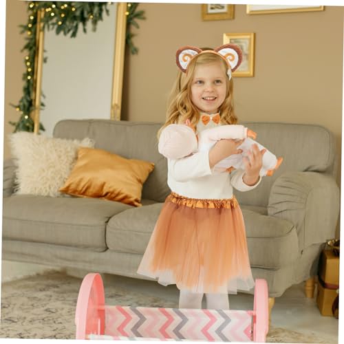 LIGIGWASH Affenkostüm mit Weichem Velours Ohrkopfband Tutu Rock und Fliege Bequemes Tierkostüm für Mädchen Halloween Karneval Geburtstagsfeier LIGIGWASH Affenkostüm mit Weichem Velours Ohrkopfband Tutu Rock und Fliege Bequemes Tierkostüm für Mädchen Halloween Karneval Geburtstagsfeier von LIGIGWASH