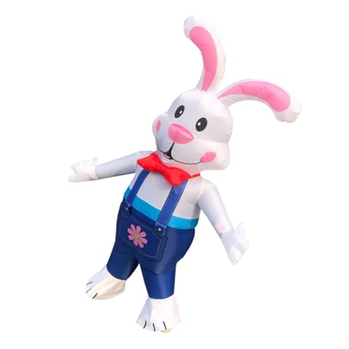 LIGIGWASH Aufblasbares Hasenkostüm für Erwachsene Lustiges Bunny Kostüm für Ostern Karneval und Cosplay Events Leicht und Langlebig Batterie LIGIGWASH Aufblasbares Hasenkostüm für Erwachsene Lustiges Bunny Kostüm für Ostern Karneval und Cosplay Events Leicht und Langlebig Batterie von LIGIGWASH