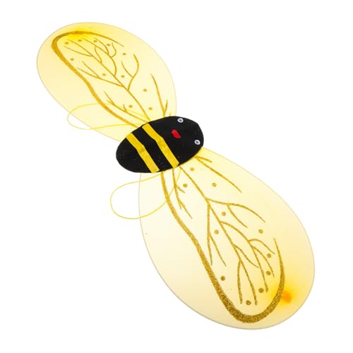 LIGIGWASH Bienenflügel Kostüm Leicht und Farbenfroh Bienenflügel für Karneval Halloween Cosplay Aufführung Bühnenaccessoire von LIGIGWASH