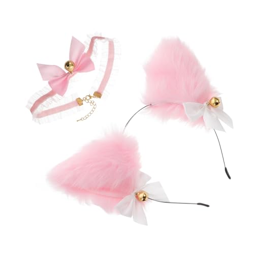 LIGIGWASH Cosplay Lolita Katzenohren Stirnband mit Glocken Plüsch Kuscheliges Fuchs Ohr Haarreif für Frauen und Mädchen Weicher Komfort für Halloween Karneval Party LIGIGWASH Cosplay Lolita Katzenohren Stirnband mit Glocken Plüsch Kuscheliges Fuchs Ohr Haarreif für Frauen und Mädchen Weicher Komfort für Halloween Karneval Party von LIGIGWASH