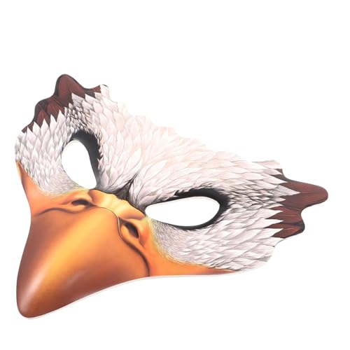 LIGIGWASH Eagle Mask für Halloween Kreative Tiermaske für Cosplay und Kostümpartys Verstellbare Vogelform mit Langlebigem PU Material für Fotos und Unisex Design LIGIGWASH Eagle Mask für Halloween Kreative Tiermaske für Cosplay und Kostümpartys Verstellbare Vogelform mit Langlebigem PU Material für Fotos und Unisex Design von LIGIGWASH