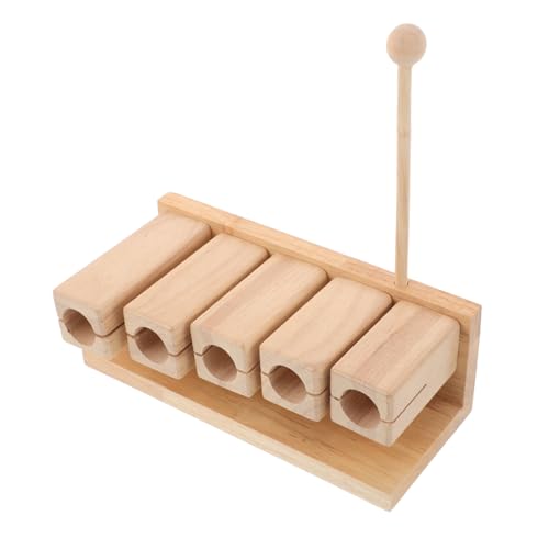 LIGIGWASH Fünf--Holzblock mit Schlägel Pentatonisches Holzschlaginstrument für Kleinkinder Musikalisches Lernspielzeug Pädagogisches Percussion-Instrument für Vorschule und Familiengebrauch LIGIGWASH Fünf--Holzblock mit Schlägel Pentatonisches Holzschlaginstrument für Kleinkinder Musikalisches Lernspielzeug Pädagogisches Percussion-Instrument für Vorschule und Familiengebrauch von LIGIGWASH
