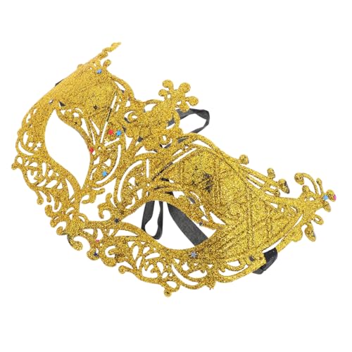 LIGIGWASH Glitzernde Cosplay Party Maske Fuchs Design Karneval Masquerade Maske Damen Halbes Gesicht Leichte Kunststoffmaske mit Hohlmuster für Fasching Halloween Kostüm LIGIGWASH Glitzernde Cosplay Party Maske Fuchs Design Karneval Masquerade Maske Damen Halbes Gesicht Leichte Kunststoffmaske mit Hohlmuster für Fasching Halloween Kostüm von LIGIGWASH