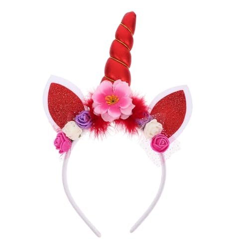 LIGIGWASH Haarreif Einhorn aus Cartoon Stirnband für Mädchen Leichtes Party und Bühnenaccessoire Vielseitig als Foto Requisite und Kostüm Zubehör Komfortabel und Langlebig LIGIGWASH Haarreif Einhorn aus Cartoon Stirnband für Mädchen Leichtes Party und Bühnenaccessoire Vielseitig als Foto Requisite und Kostüm Zubehör Komfortabel und Langlebig von LIGIGWASH