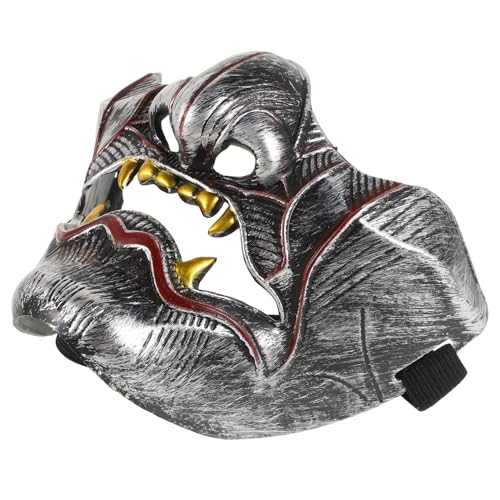 LIGIGWASH Halbgesichts Samurai Hannya Dämon Cosplay Prajna Japanischer Horror für Halloween Party mit Ergonomischem Sitz und Detailgetreuer Verarbeitung LIGIGWASH Halbgesichts Samurai Hannya Dämon Cosplay Prajna Japanischer Horror für Halloween Party mit Ergonomischem Sitz und Detailgetreuer Verarbeitung von LIGIGWASH