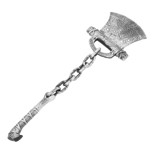 LIGIGWASH Halloween Cosplay Piratenhaken Requisit mit Axt und Kette Ergonomisch Realistisch Gestaltet Vielseitig für Kostüm Rollenspiel und Halloween Party Geeignet von LIGIGWASH
