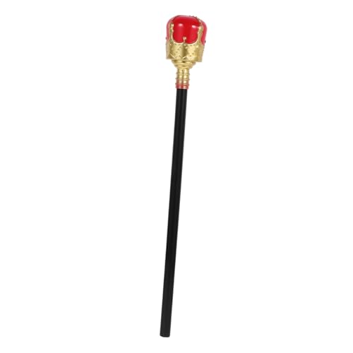 LIGIGWASH Halloween King Cosplay Zubehör Königlicher Handstab Requisit Kostüm Halloween Party Dekoration Langlebiger Plastik Zauberstab von LIGIGWASH