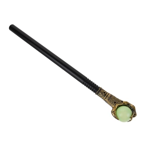 LIGIGWASH Halloween Punk Gehstock Claw Cane Cosplay Stab für Erwachsene Plastik Zauberstab mit Goldfarbenem Krallenkopf Halloween Kostüm Zubehör und Bühnenrequisit von LIGIGWASH
