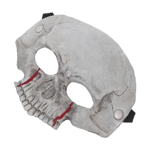 LIGIGWASH Halloween Schädel Halbmaske aus Leichtem Schaumstoff mit Belüftungslöchern Atmungsaktiv und Komfortabel Gruseliges Skelett Design für Erwachsene für Halloween Party und Cosplay LIGIGWASH Halloween Schädel Halbmaske aus Leichtem Schaumstoff mit Belüftungslöchern Atmungsaktiv und Komfortabel Gruseliges Skelett Design für Erwachsene für Halloween Party und Cosplay von LIGIGWASH