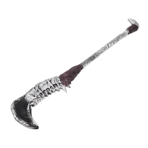 LIGIGWASH Halloween-Sense-Requisite: Halloween Grim Cosplay Death Scythe Staff -Requisite Grim Death Kostümzubehör Für Party, Braun LIGIGWASH Halloween-Sense-Requisite: Halloween Grim Cosplay Death Scythe Staff -Requisite Grim Death Kostümzubehör Für Party, Braun von LIGIGWASH