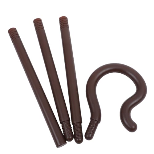 LIGIGWASH Handstock Cosplay Requisit Ergonomischer Zauberstab Gehstock für Bühnenauftritte Halloween Party und Theater Vielseitiges Kostümzubehör Braun und Stilvoll von LIGIGWASH