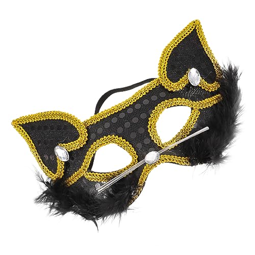 LIGIGWASH Hübsche Halbe Gesichtsmaske für Frauen Kreative Halloween Fox Maske für Kostümpartys Karneval und Cosplay Langlebig und für Unvergessliche Anlässe von LIGIGWASH
