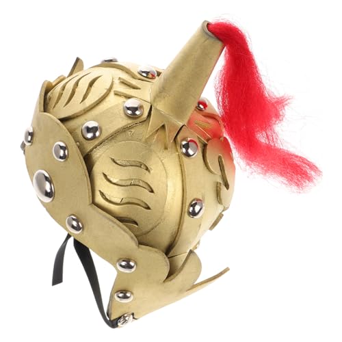 LIGIGWASH Klassischer Kinderhelm für Cosplay Antiker Generalshelm mit Detailreichtum für Halloween Kostümpartys oder Fotoshootings Sicherer Sitz für Junge Krieger Zufällige Zufällige Farbe von LIGIGWASH