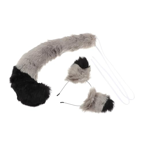 LIGIGWASH Kuschelweiches Fuchsohren Stirnband mit Plüsch Fuchsschwanz Teiliges für Party Cosplay Karneval Halloween Geburtstagsfeier Zubehör LIGIGWASH Kuschelweiches Fuchsohren Stirnband mit Plüsch Fuchsschwanz Teiliges für Party Cosplay Karneval Halloween Geburtstagsfeier Zubehör von LIGIGWASH