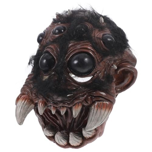 LIGIGWASH Leichte Atmungsaktive Spinnen Maske für Halloween und Maskerade Realistisch Gestaltete Cosplay Halbmaske für Erwachsene Detailreiche Komfortable Party Gesichtsverkleidung von LIGIGWASH