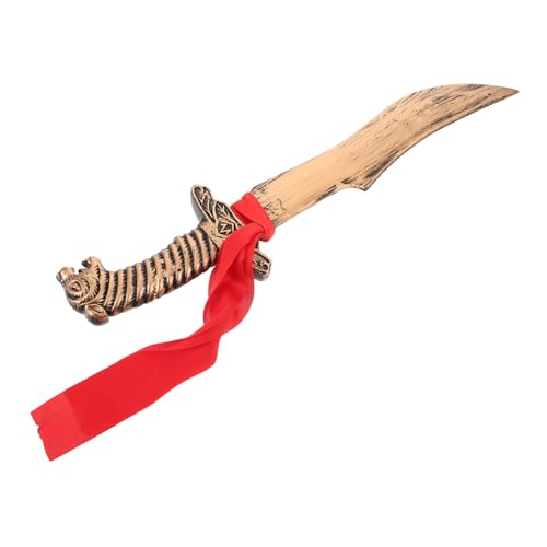 LIGIGWASH Medieval Spielzeugschwert für Leichtes Sicheres Prop mit Leoparden Design Detailgetreu für Halloween Kostüm und Rollenspiel Vielseitig für Party Theater und Cosplay von LIGIGWASH