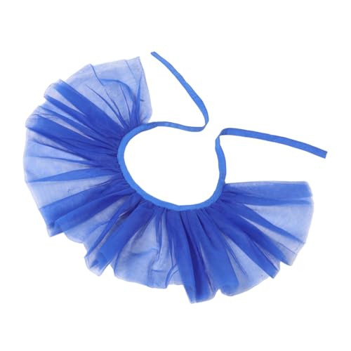 LIGIGWASH Mehrlagiger Clown Rüschenkragen Tüll für Damen Abnehmbarer Mesh Fake Kragen Dekorativer Dickey Kragen Vielseitiges Kostüm Accessoire für Theater Party und Bühnenauftritte von LIGIGWASH
