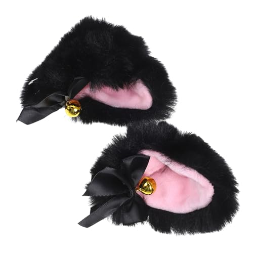 LIGIGWASH Niedliche Katzenohren Haarklammer mit Glocke Cosplay Accessoire für Halloween Geeignet für Damen und Kostümfans Zufällige Farbe LIGIGWASH Niedliche Katzenohren Haarklammer mit Glocke Cosplay Accessoire für Halloween Geeignet für Damen und Kostümfans Zufällige Farbe von LIGIGWASH