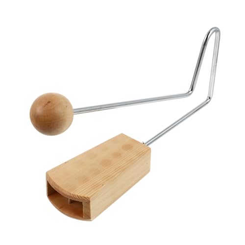 LIGIGWASH Percussion Instrument aus Naturholz Kompaktes Leichtes Musikspielzeug für Kreativität und Konzentration Sicher Poliert für Musikalische Früherziehung und Entwicklung von LIGIGWASH