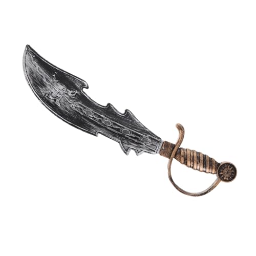 LIGIGWASH Piraten-Ornamente Piraten-Zubehör Schwertkostüm Piratenzubehör Piratenkostümzubehör Herren Piratenspielzeug Piraten-Requisiten Piratenschwert Cosplay- Messerstütze Plastik von LIGIGWASH