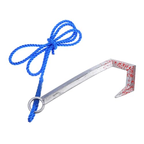 LIGIGWASH Plastik Piratenhaken Kostümzubehör mit Seil Realistischer Piratenhaken aus Kunststoff für Halloween Party Cosplay Bühnenauftritte und Piraten Themen Events von LIGIGWASH