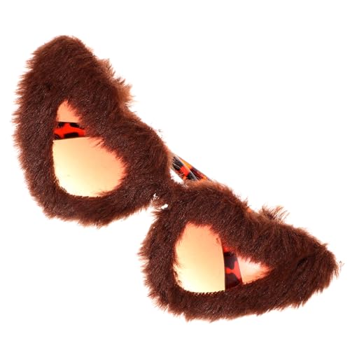 LIGIGWASH Plüsch Herzförmige Sonnenbrille Kuschelig Lustige Partybrille Leichtes Accessoire Für Damen Herren Straßenshooting Valentinstag LIGIGWASH Plüsch Herzförmige Sonnenbrille Kuschelig Lustige Partybrille Leichtes Accessoire Für Damen Herren Straßenshooting Valentinstag von LIGIGWASH